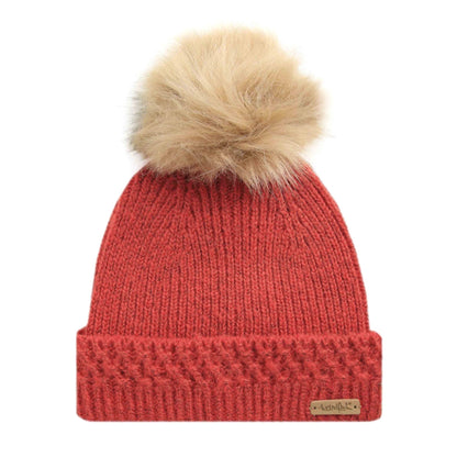 Paprika - Front - Weird Fish Tongass Pom Pom Eco Friendly Beanie