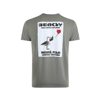 Storm Grey - Back - Weird Fish Mens Beaksy Artist T-Shirt