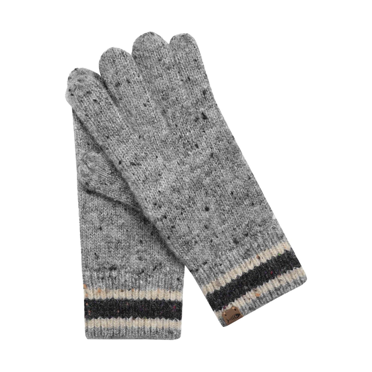 Storm Grey - Front - Weird Fish Fleck Gloves