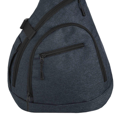Navy - Back - Weird Fish Hedland Mono Strap Crossbody Bag