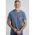 Mid Blue - Pack Shot - Weird Fish Mens Quack to the Future RSPB Collaboration T-Shirt