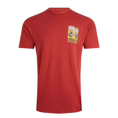 Nut - Front - Weird Fish Mens Two Beers Back Print Marble Wash T-Shirt