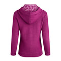 Magenta - Back - Weird Fish Womens-Ladies Chicoa Macaroni Full Zip Hoodie