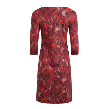 Rhubarb - Back - Weird Fish Womens-Ladies Starshine Jersey Organic Dress