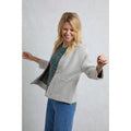 Ecru - Lifestyle - Weird Fish Womens-Ladies Santosh Macaroni Cropped Cardigan
