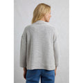 Ecru - Pack Shot - Weird Fish Womens-Ladies Santosh Macaroni Cropped Cardigan