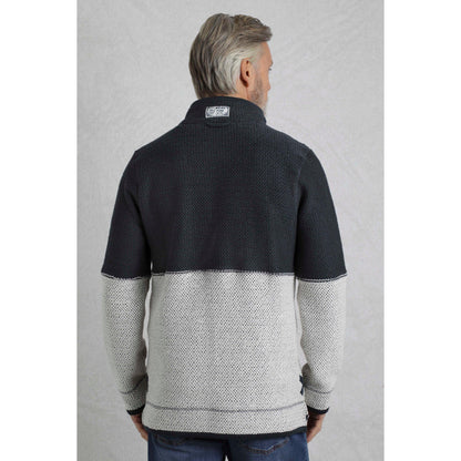 Dark Navy - Lifestyle - Weird Fish Mens Kielder Limited Edition Macaroni Quarter Zip Pullover