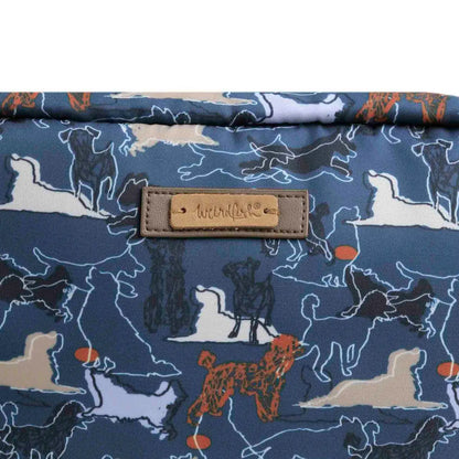 Blue Mirage - Back - Weird Fish Printed Nylon Wash Bag