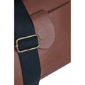Bitter Chocolate - Side - Weird Fish Dion Plain Vegan Leather Crossbody Bag