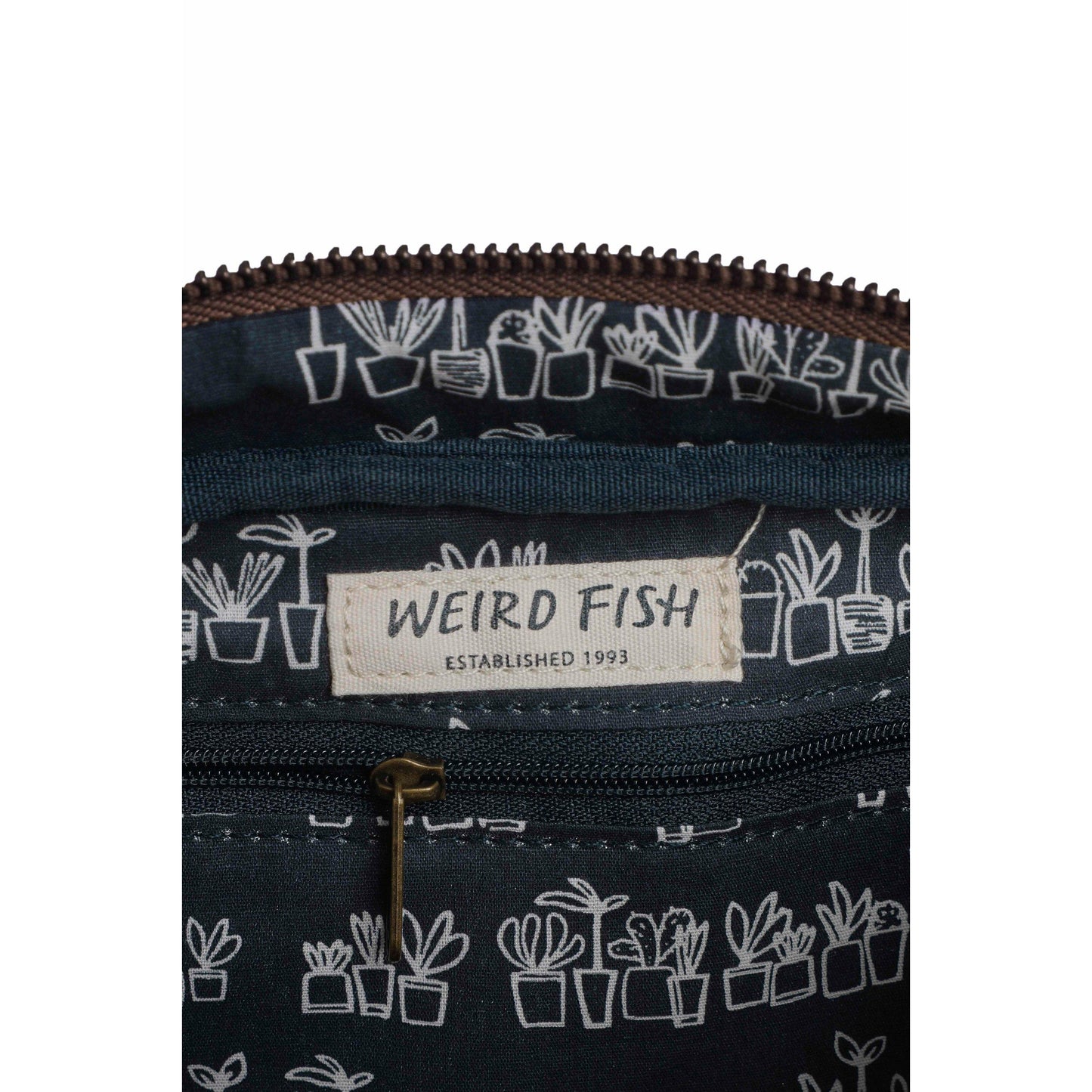 Bitter Chocolate - Lifestyle - Weird Fish Dion Plain Vegan Leather Crossbody Bag
