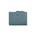 Mineral Blue - Back - Weird Fish Tabytha Plain Vegan Leather Coin Purse
