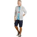 Ecru - Pack Shot - Weird Fish Mens Transom Zip Macaroni Eco Friendly Jacket
