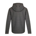 Dark Grey - Back - Weird Fish Mens Fairfield Button Front Fleece Jacket