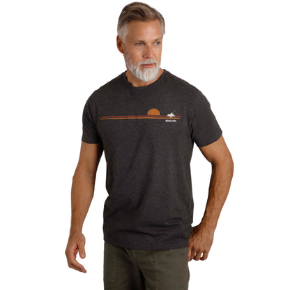 Chocolate - Side - Weird Fish Mens FIshing Eco Friendly T-Shirt