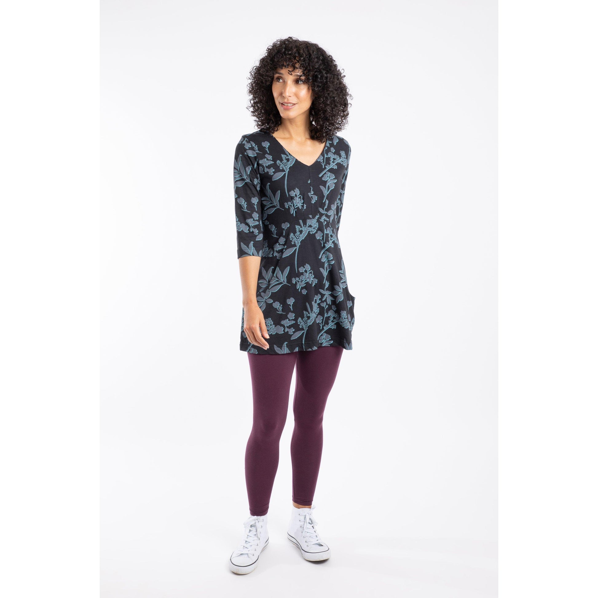 Aubergine - Lifestyle - Weird Fish Womens-Ladies Louisa Leggings