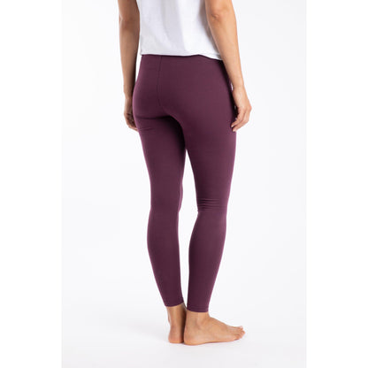 Aubergine - Front - Weird Fish Womens-Ladies Louisa Leggings