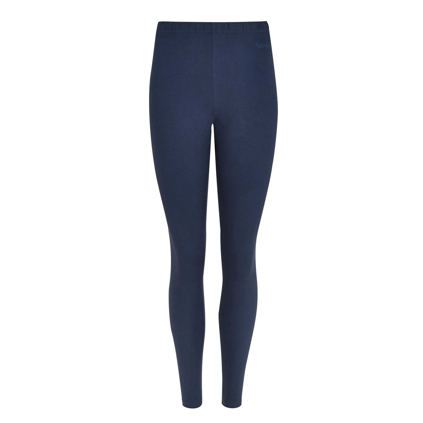 Dark Navy - Front - Weird Fish Womens-Ladies Louisa Leggings