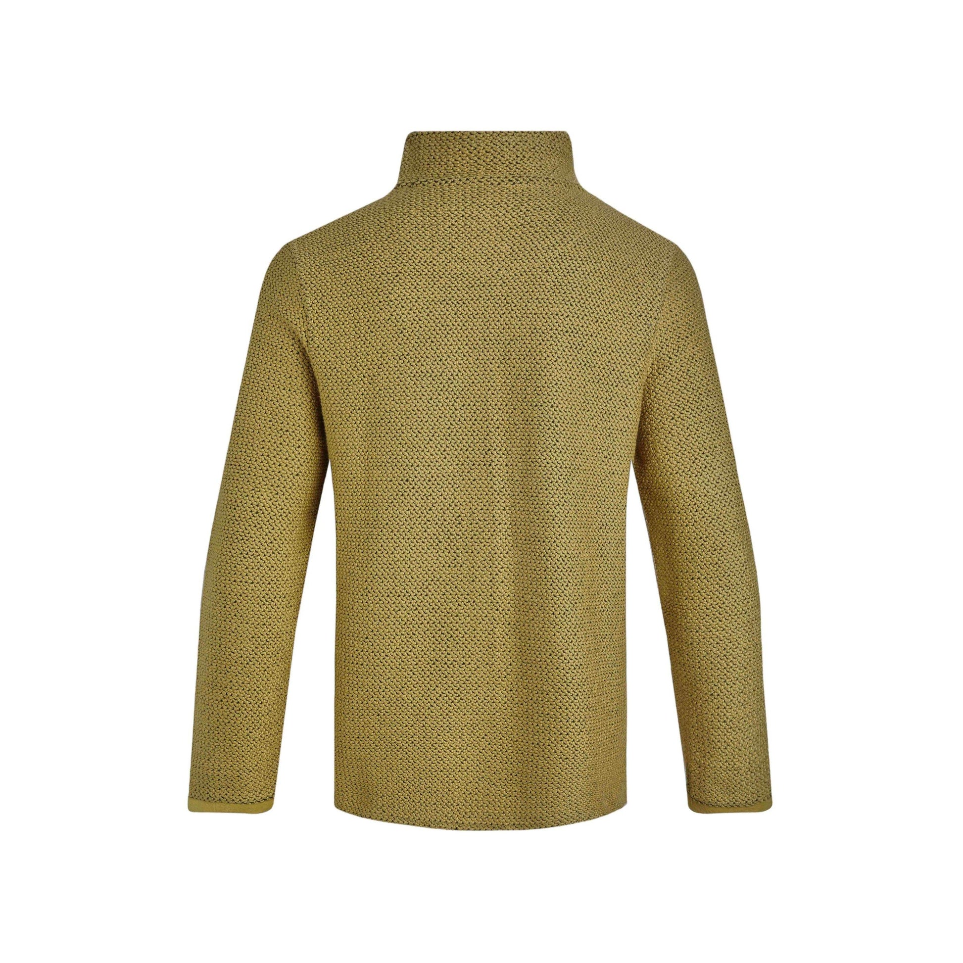 Antique Moss - Back - Weird Fish Mens Cruiser Macaroni Quarter Zip Pullover