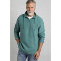 Mineral Blue - Side - Weird Fish Mens Cruiser Macaroni Quarter Zip Pullover