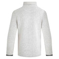 Ecru - Back - Weird Fish Mens Cruiser Macaroni Quarter Zip Pullover