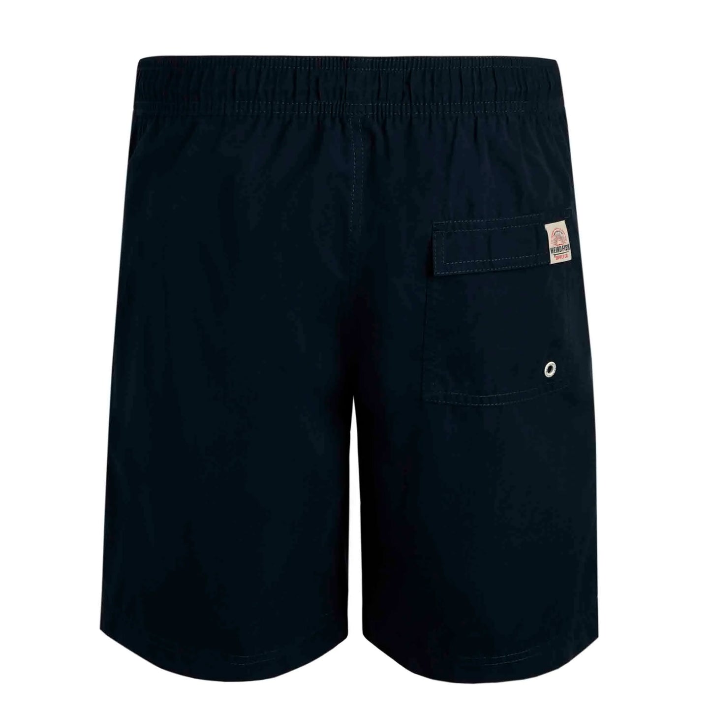 Navy - Back - Weird Fish Mens Banning Recycled Polyester Eco Friendly Swim Shorts