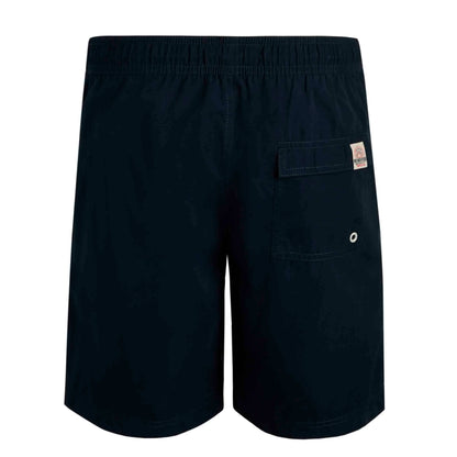 Navy - Back - Weird Fish Mens Banning Recycled Polyester Eco Friendly Swim Shorts