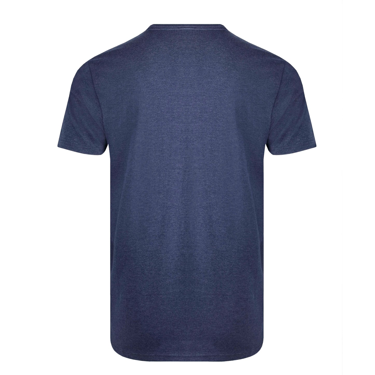Dark Blue - Back - Weird Fish Mens Printed Eco Friendly T-Shirt