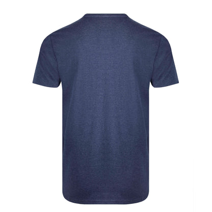 Dark Blue - Back - Weird Fish Mens Printed Eco Friendly T-Shirt