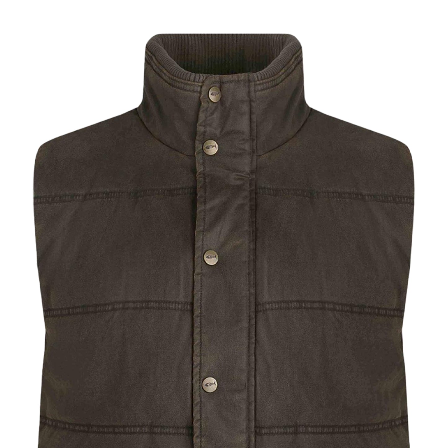 Bark - Back - Weird Fish Mens Dover Padded Gilet