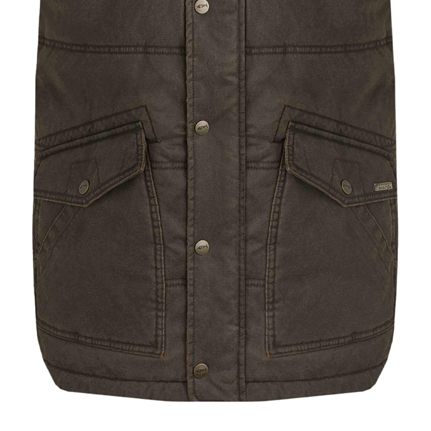 Bark - Side - Weird Fish Mens Dover Padded Gilet