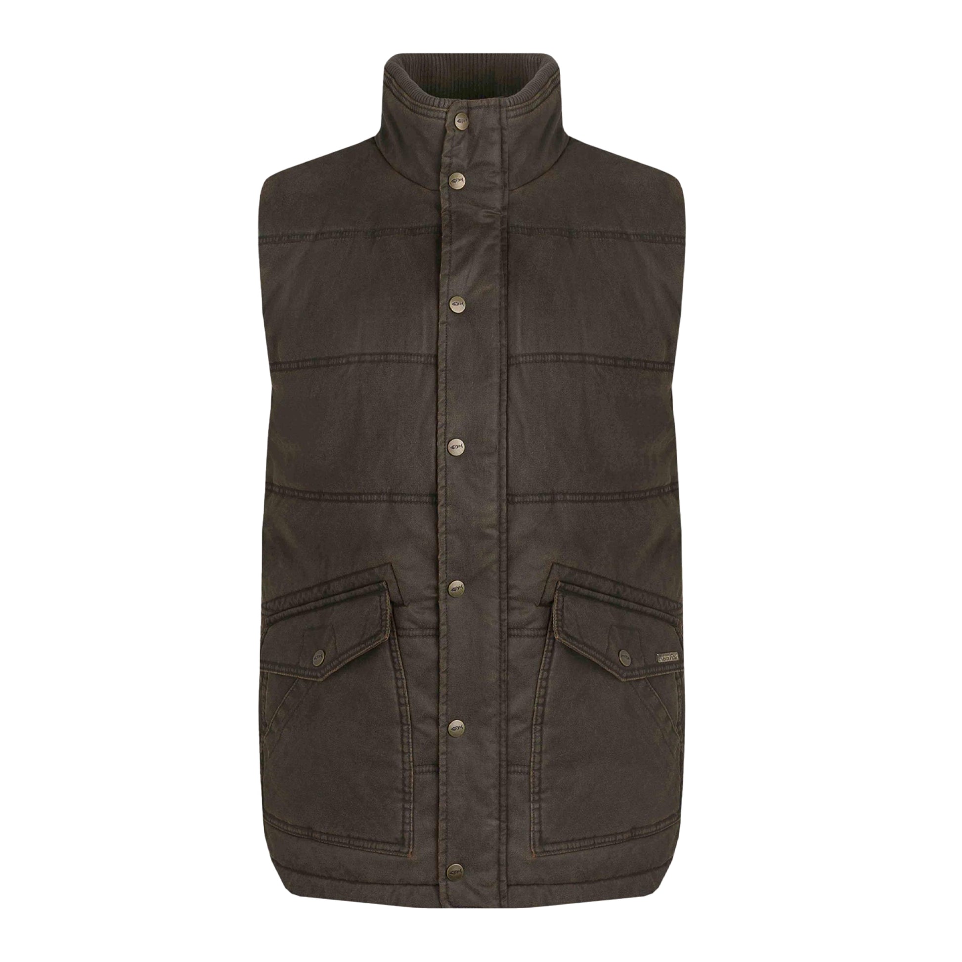 Bark - Front - Weird Fish Mens Dover Padded Gilet