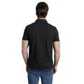 Black - Lifestyle - Weird Fish Mens Miles Pique Organic Polo Shirt