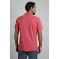 Dark Pink - Lifestyle - Weird Fish Mens Miles Pique Organic Polo Shirt