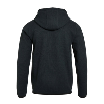 Washed Black - Back - Weird Fish Mens Lockie Bonded Full Zip Hoodie