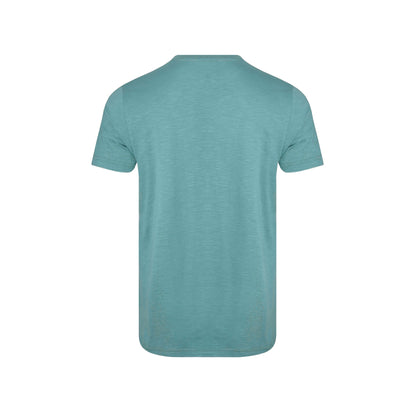 Mineral Blue - Back - Weird Fish Mens Logo Organic Cotton T-Shirt