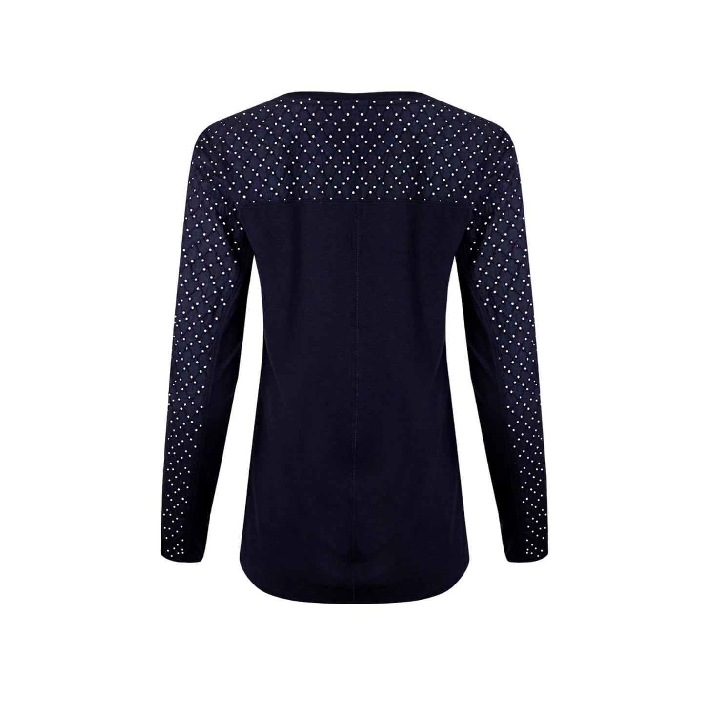 Midnight - Back - Weird Fish Womens-Ladies Topia Organic Long-Sleeved Top