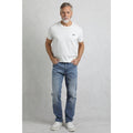 Denim - Side - Weird Fish Mens Edward Denim Stretch Straight Jeans
