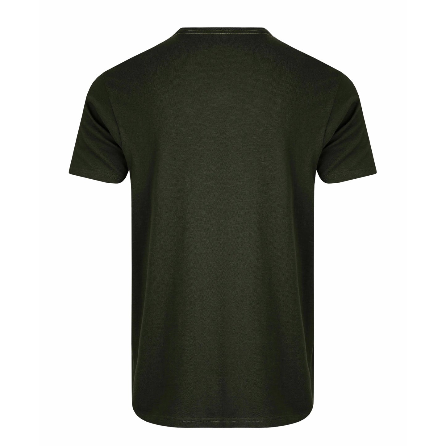 Fir Green - Back - Weird Fish Mens Dark Sky Screenprint Organic T-Shirt