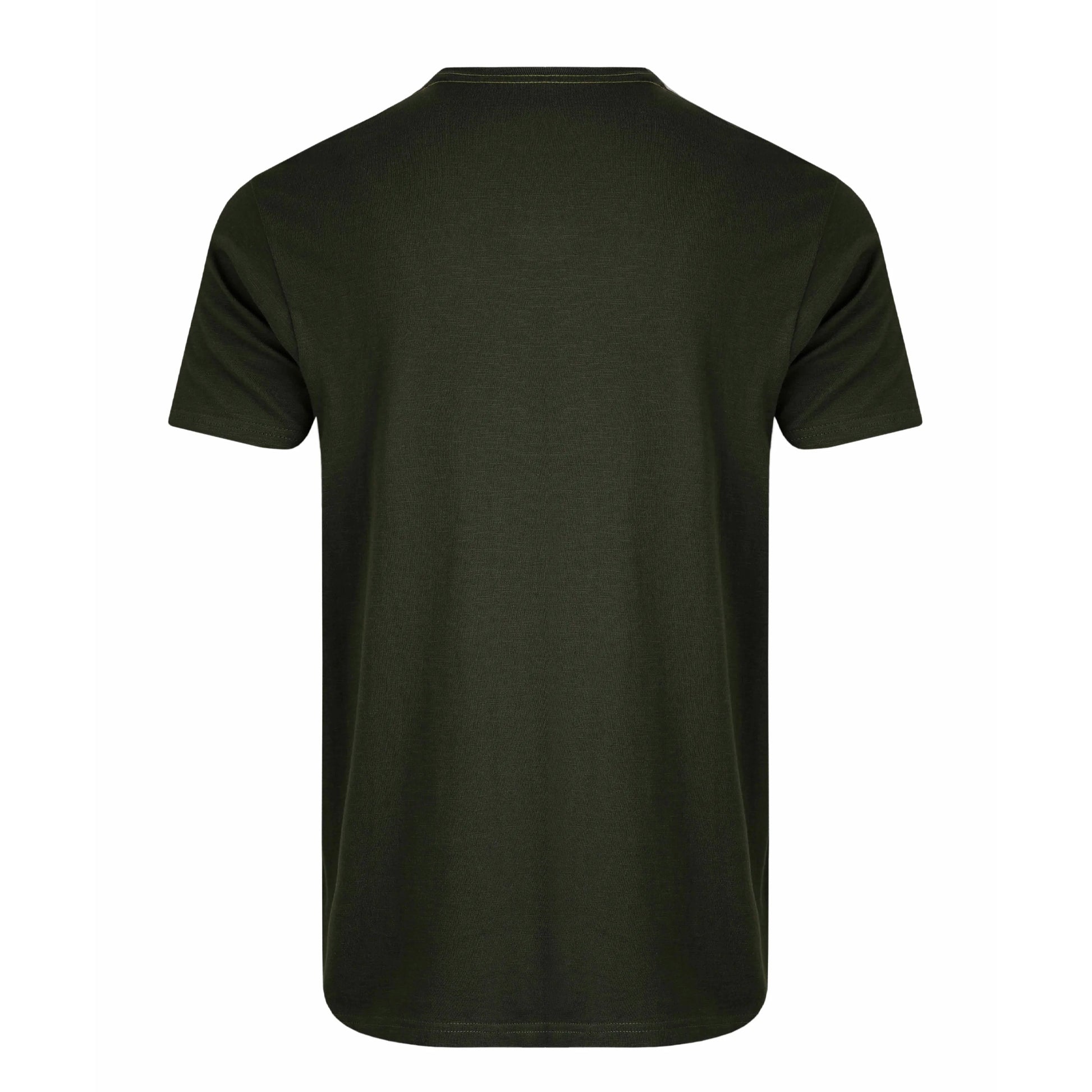 Fir Green - Back - Weird Fish Mens Dark Sky Screenprint Organic T-Shirt