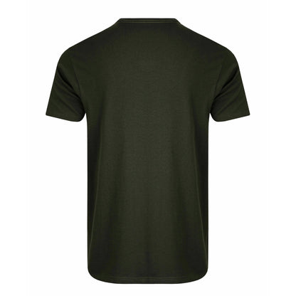 Fir Green - Back - Weird Fish Mens Dark Sky Screenprint Organic T-Shirt
