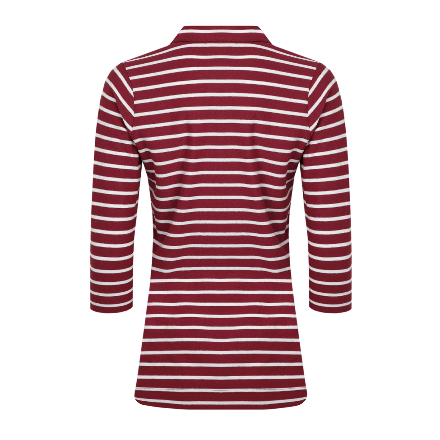 Rhubarb - Back - Weird Fish Womens-Ladies Rhianna Striped Organic Cotton Shirt