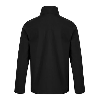 Black - Back - Weird Fish Mens Concord Showerproof Soft Shell Jacket