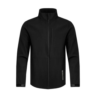 Black - Front - Weird Fish Mens Concord Showerproof Soft Shell Jacket