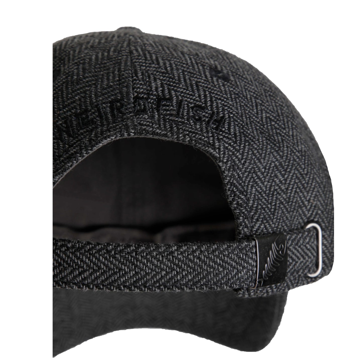 Charcoal Grey - Back - Weird Fish Unisex Adult Grasmere Herringbone Cap