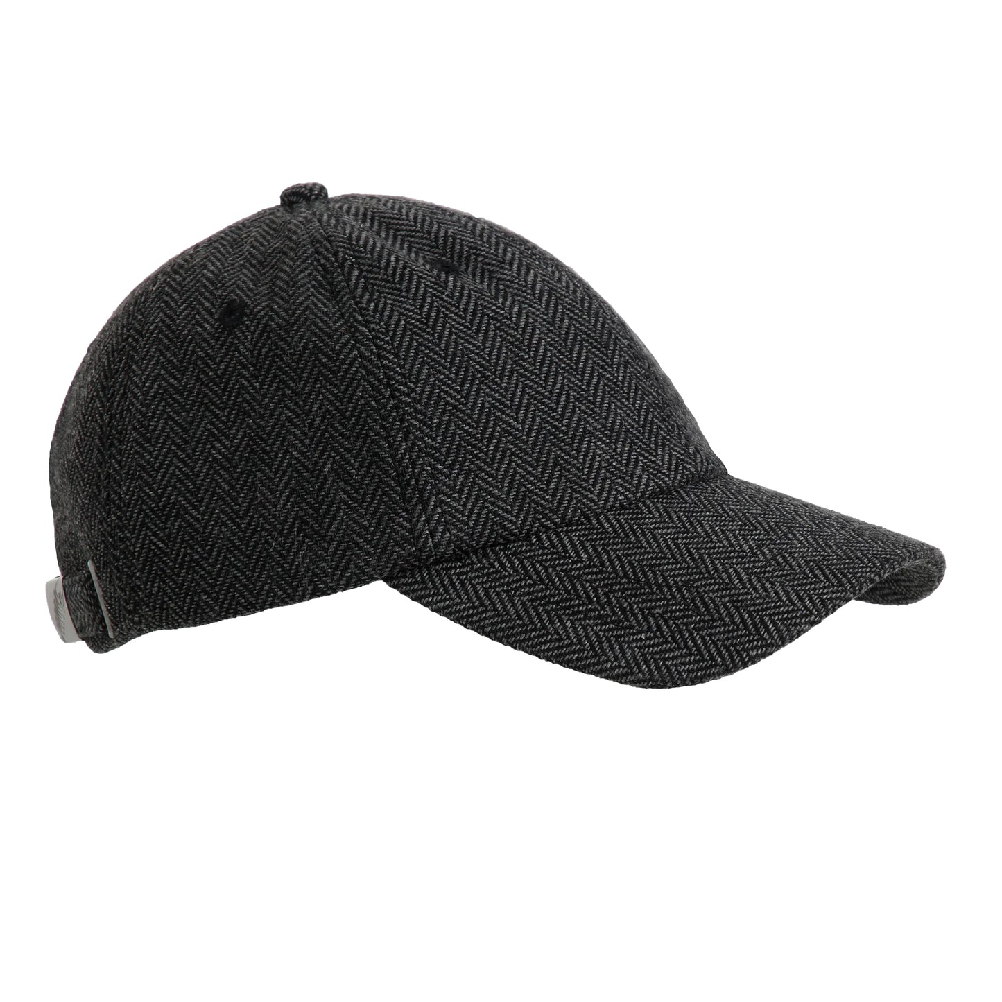Charcoal Grey - Front - Weird Fish Unisex Adult Grasmere Herringbone Cap