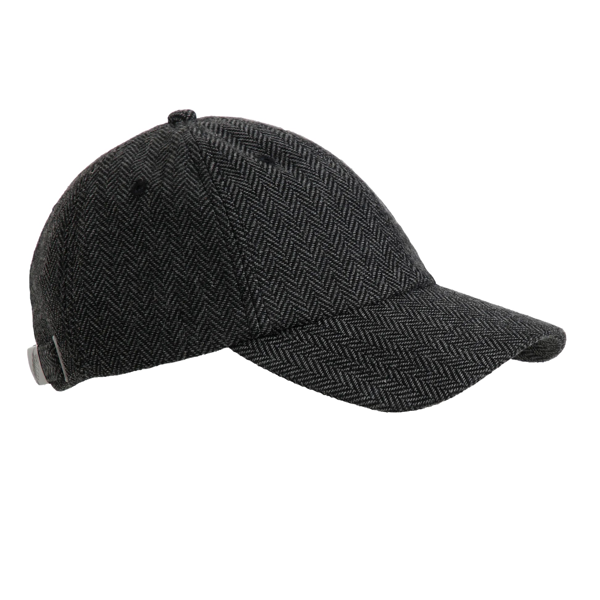 Charcoal Grey - Front - Weird Fish Unisex Adult Grasmere Herringbone Cap