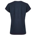 Navy - Back - Weird Fish Womens-Ladies Gallopers Horse Slub Organic T-Shirt