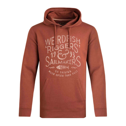 Nut - Front - Weird Fish Mens Bryant Text Hoodie