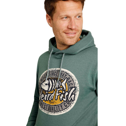 Ivy - Side - Weird Fish Mens Bryant Logo Printed Hoodie
