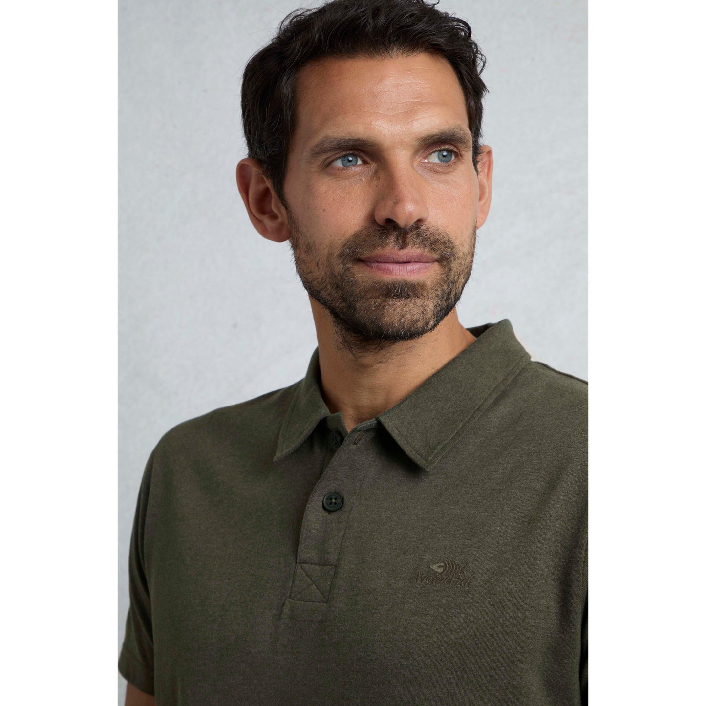 Dark Olive - Lifestyle - Weird Fish Mens Jetstream Eco Friendly Branded Polo Shirt
